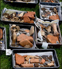 出土的部分文物