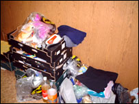 Very little storage area is available