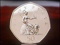 50便士英国硬币