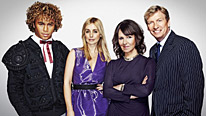 Sisco Gomez, Louise Redknapp, Arlene Phillips and Nigel Lythgoe judge the couples as the competition continues