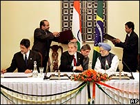 Lula e Manmohan Singh