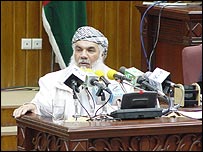 اسماعيل خان، وزير انرژی و آب