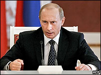 O presidente da Rússia, Vladimir Putin