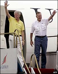 Clinton e Bush