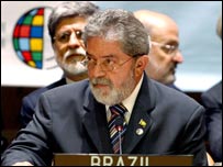 O presidente Luiz Inácio Lula da Silva