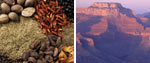 A canyon and some spices
