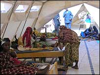 مرکز تغذيه افراد گرسنه در نيجر