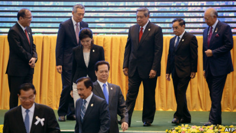 Các lãnh đạo Asean tại Phnom Penh
