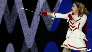 Мадонна на концерте в Петербурге