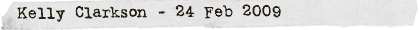 Kelly Clarkson 24 Feb 2009