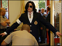 O cantor Michael Jackson
