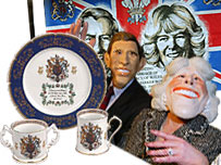 souvenirs do casamento de Charles e Camilla