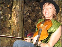 June Peters, story teller & musician