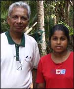 Lal with Shiromi Gamage