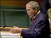 امریکی صدر  جارج بش