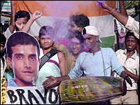 انڈیا میں کرکٹ کا جشن