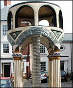 Dorchester Water sculpture