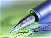 Pen and signature