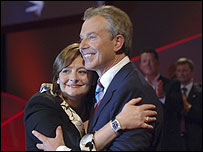 Vợ chồng ông Tony Blair