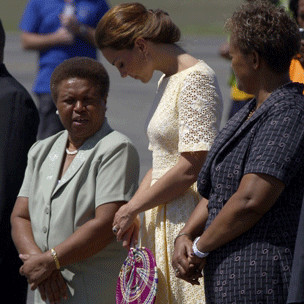 凯特作为未来的英国王后第一次正式在国际舞台上亮相