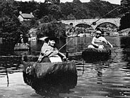 Coracles on the Teifi