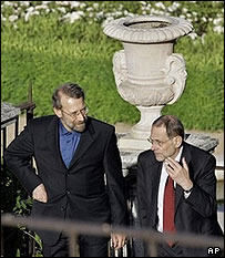 لاریجانی  و احمدی نژاد