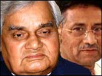 वाजपेयी और मुशर्रफ़
