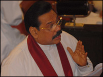 President Mahinda Rajapaksa