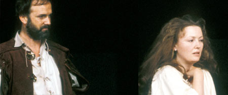 John Cleese and Sarah Badel in the 1980 BBC Shakespeare production of The Taming of the Shrew