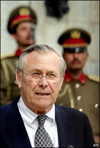 Rumsfeld in Cabul