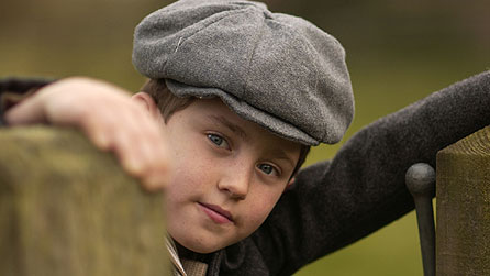 Leo Harry Potter as young CS Lewis in The Narnia Code (image: BBC/Odyssey Networks/Nick Wall)