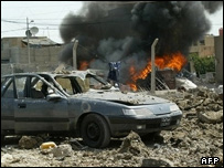 بمباران شهرک صدر