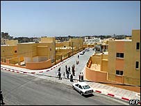 خانه های تازه ساز برای پناهندگان فلسطينی در غزه