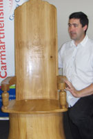 Gareth Rees, saer y gadair