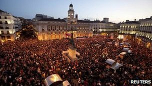 Protesto em Madri (Reuters)