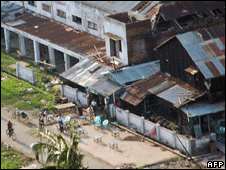 Một khu vực ở Rangoon