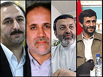 محمود احمدی نژاد، اسکندری، طهماسبی و سعيدلو