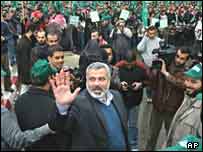 اسماعيل هانيه از رهبران حماس در غزه