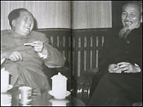 Mao chủ tịch và Hồ chủ tịch, tháng 2-1959