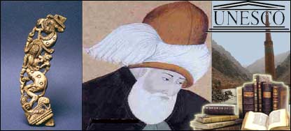 يونکسو، تاريخي آثار او مولانا