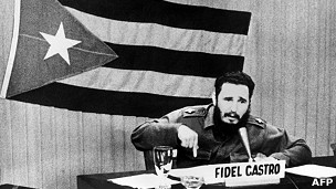 Fidel Castro na década de 60.