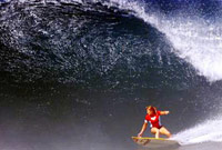 Heather Clarke, big wave surfing - Getty Images