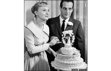 پل نیومن و همسرش جوئن وودوارد