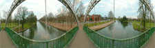 Bedford suspension bridge