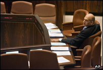 Ehud Olmert mecliste