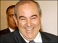 عراقی وزیر اعظم ایاد علاوی