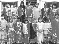 Hindu women and girls in costume