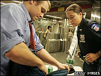 بازرسی امنيتی در نيويورک