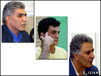 محمد بنا، حسن بابک، محمدرضا طالقانی