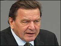 Almanya Başbakanı Gerhard Schröder